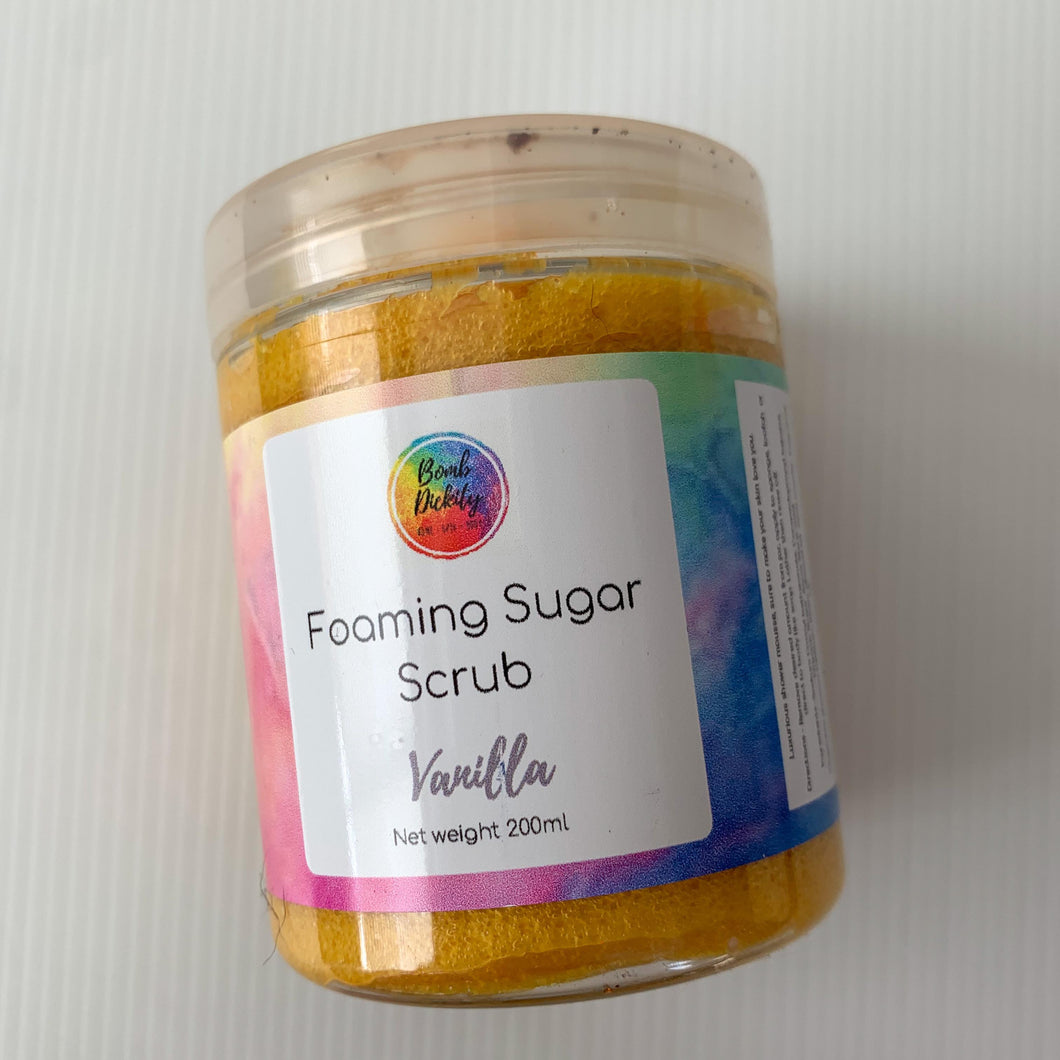 VANILLA FOAMING SUGAR SCRUB