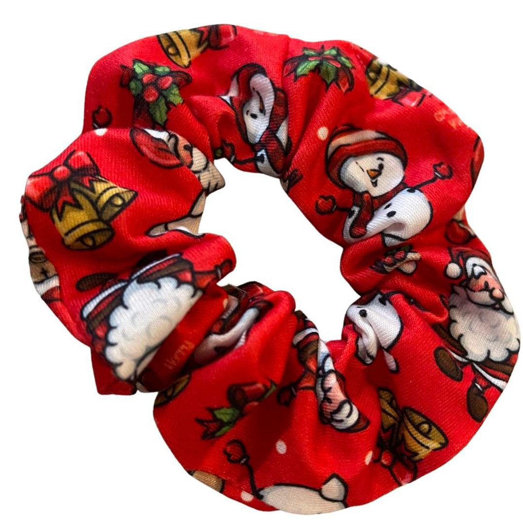 SANTY CLAUS CHRISTMAS SCRUNCHIE