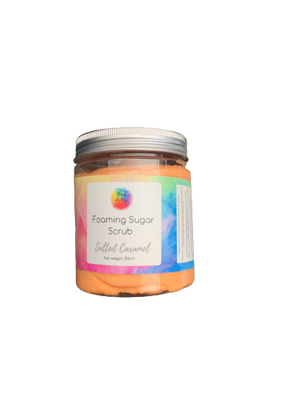 SALTED CARAMEL FOAMING SUGAR SCRUB